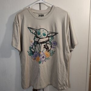 Men Or Woman's Star Wars Graphic T-Shirt with Baby Yoda